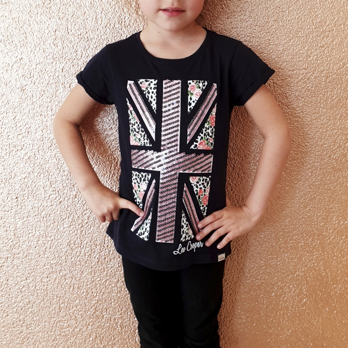Детска тениска за момиче Lee Cooper LCGE1220