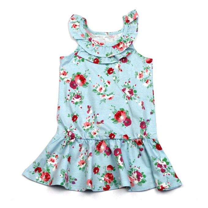 Нежна рокличка  в синьо Benetton